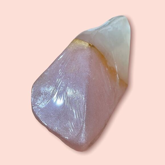 Luxury bath geode pink champagne soap set - Picture 5 of 5